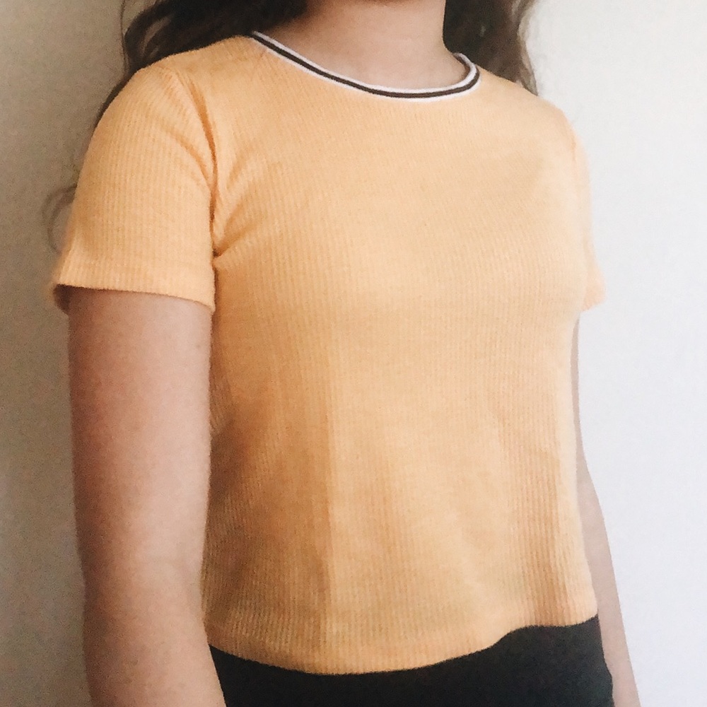 yellow shirt
